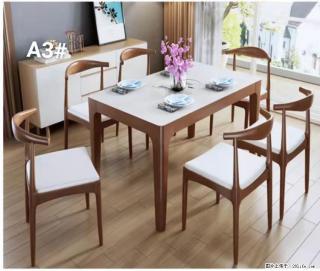 T08高级长方桌，胡桃色  1.35米带炉一桌四椅650元，现货11套。 - 许昌28生活网 xc.28life.com